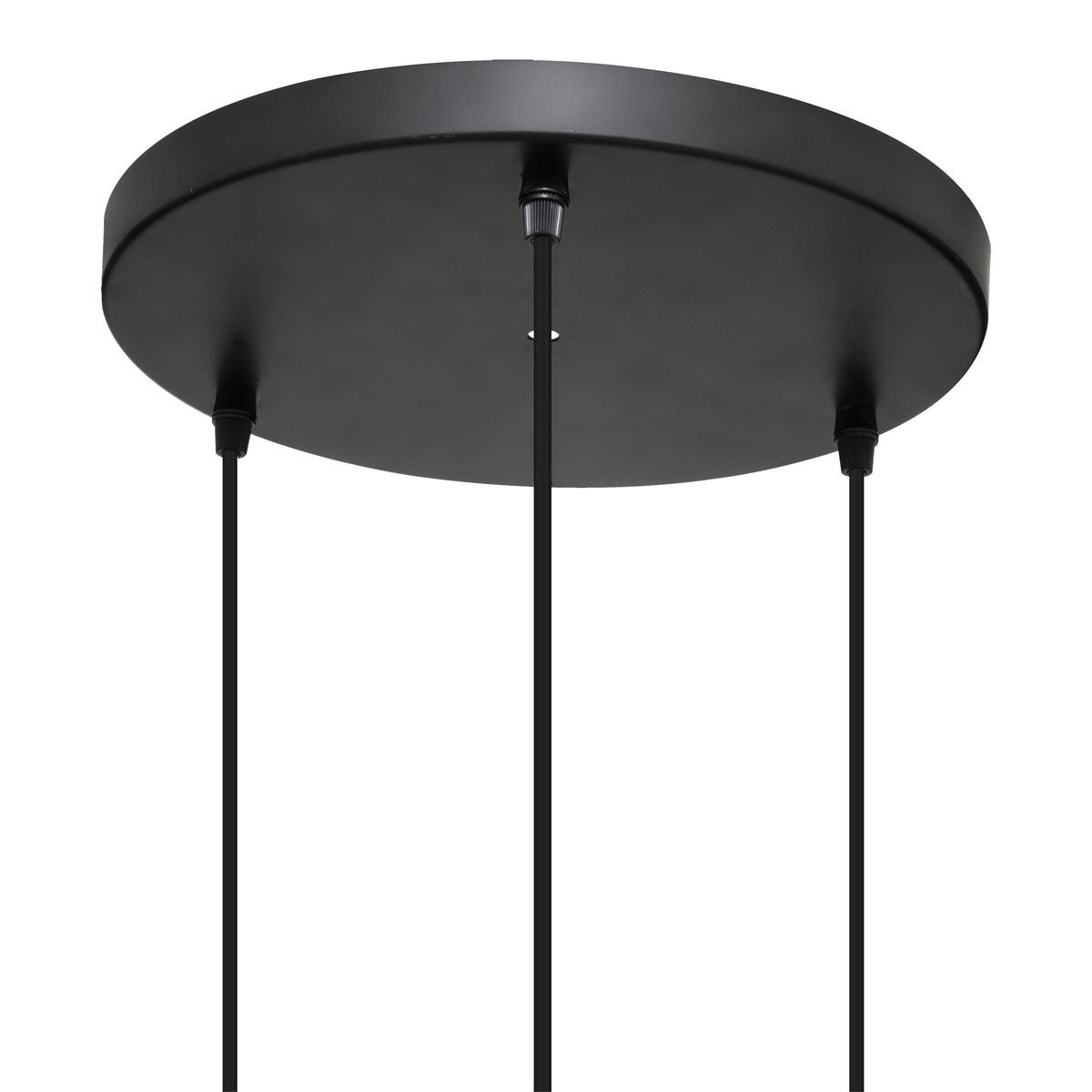 SUSPENSION X3 METAL JENA NOIR D.26CM