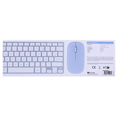 T'nB iClick - ensemble clavier sans fil et souris sans fil - bleu