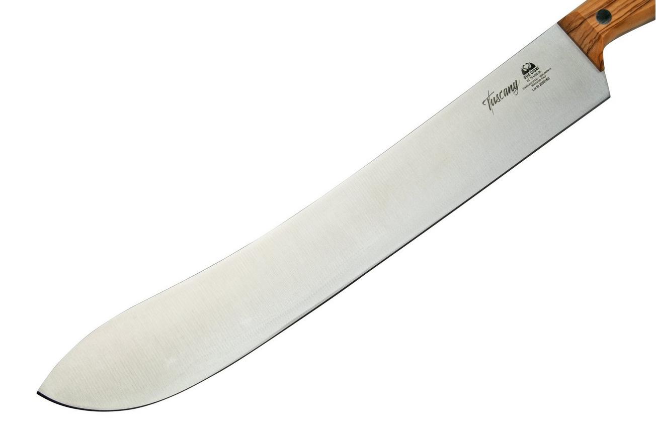 Due Cigni Tuscany 2C764-28OL slagersmes 28 cm olijfhout
