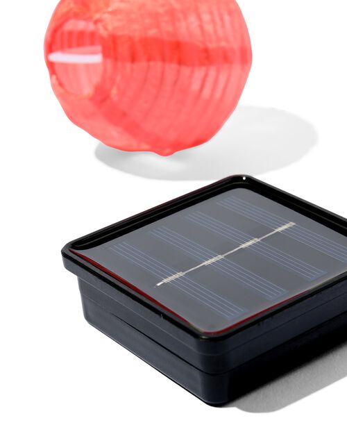 guirlande lumineuse solaire 2,50m avec 10 ampoules LED colorées