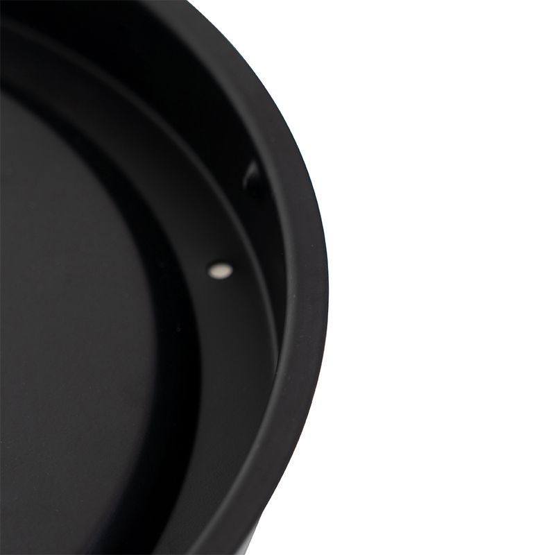Klassieke plafondlamp zwart met opaal glas 30 cm IP44 - Nohmi