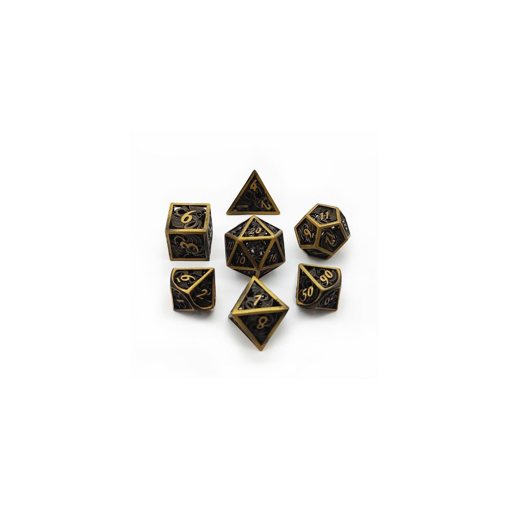 Set de 7 Dés JDR Répliquant : Hollow Dragon