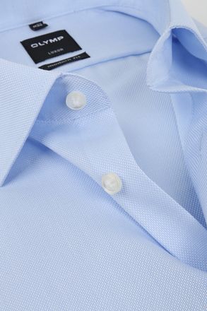 OLYMP Luxor Overhemd Blue Derby 039064-11