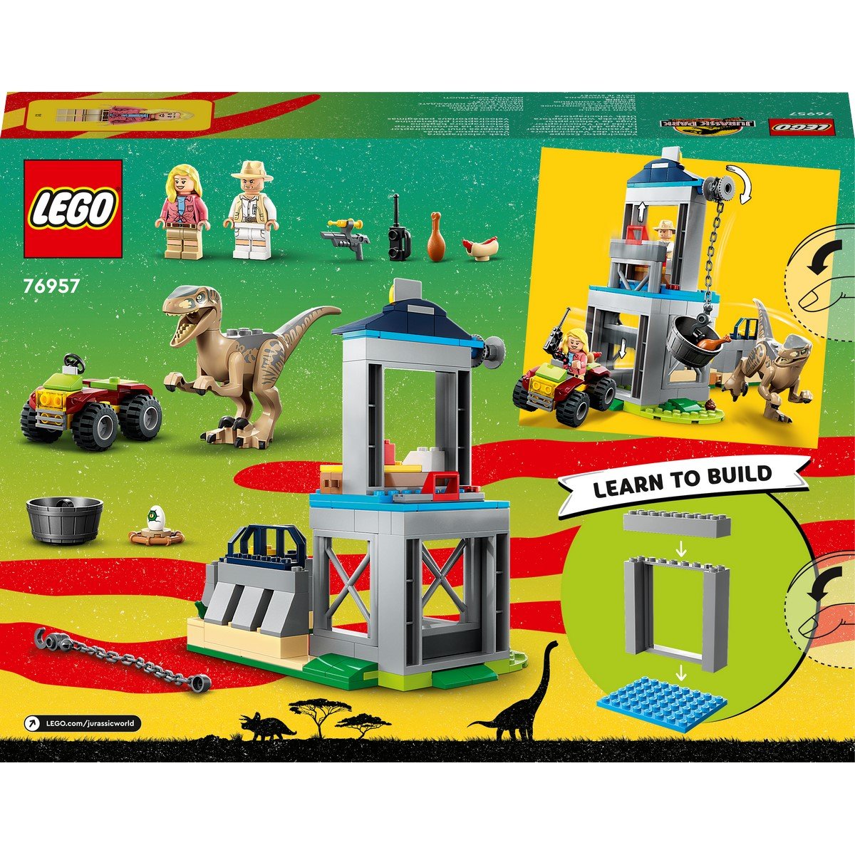 L'évasion du Vélociraptor Lego Jurassic World