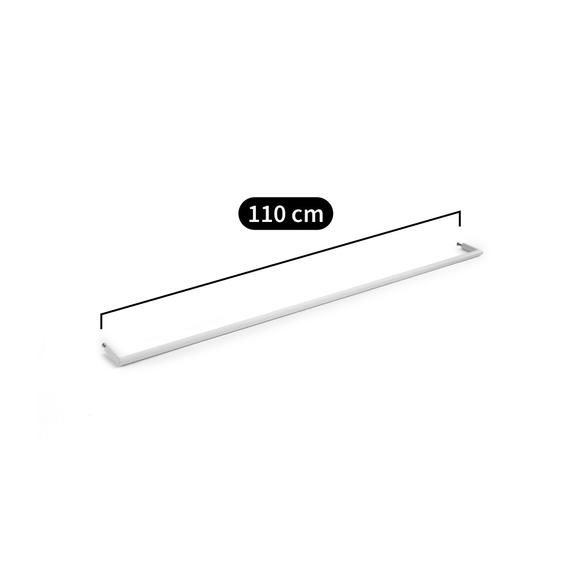 AM.PM<br>Barra de metal para pendurar, 110 cm de comprimento, Johanez