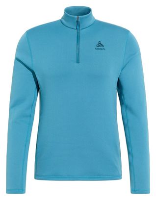 Maillot Manches Longues Odlo 1/2 Zip Berra Bleu