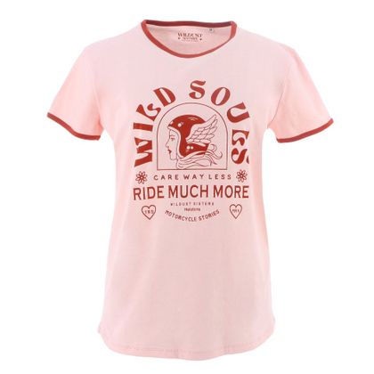 T-Shirt manches courtes Helstons WILD SOULS - Rose