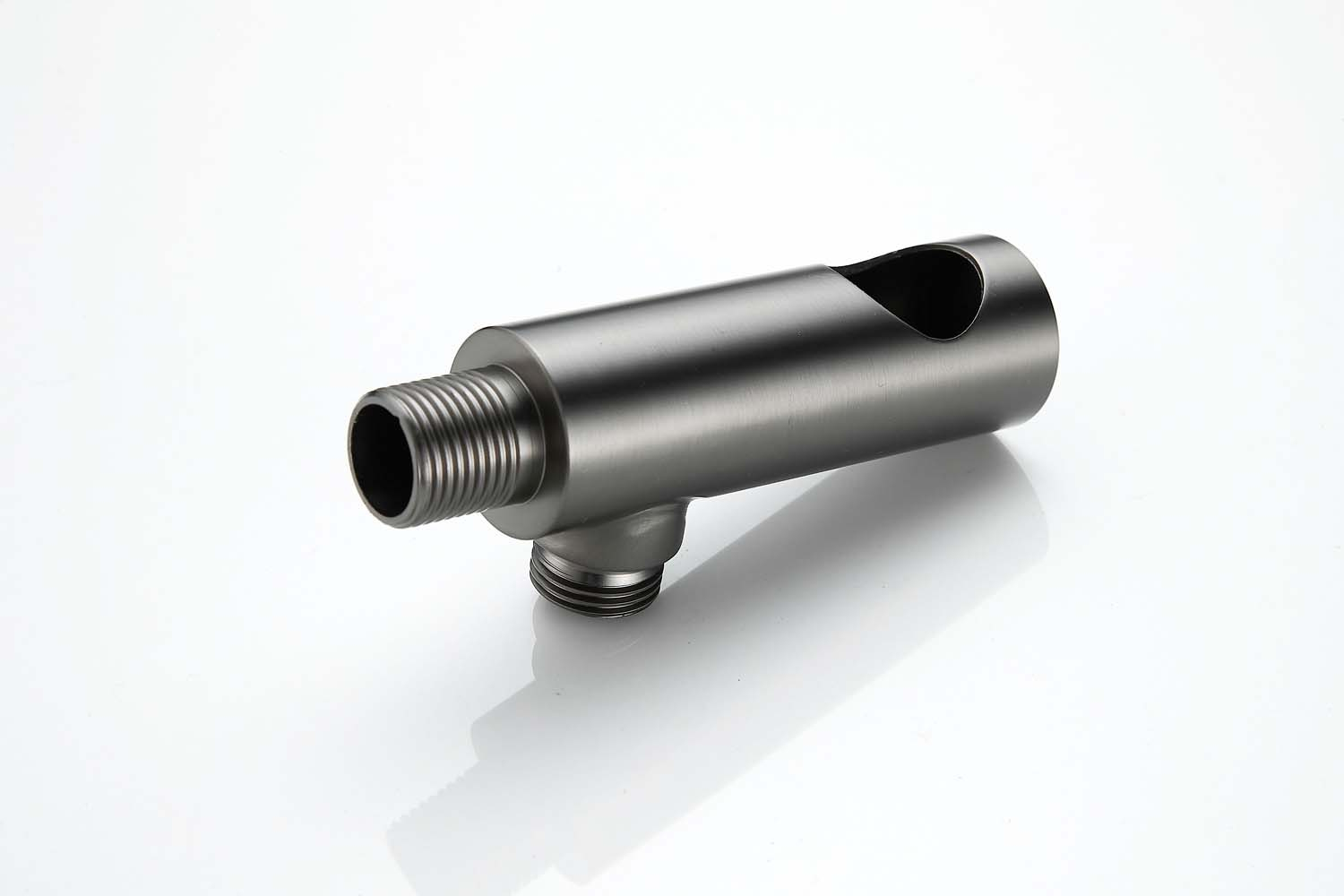 Saniclear Plus douche glijstang met wateraansluiting 60cm verouderd ijzer - gunmetal