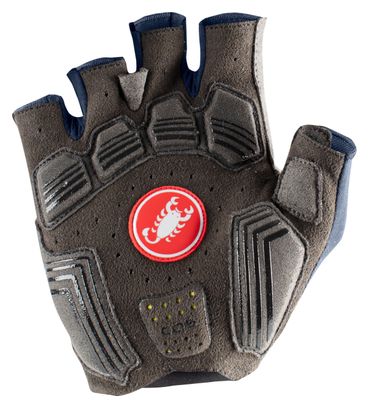 Gants Courts Unisexe Castelli Endurance Bleu