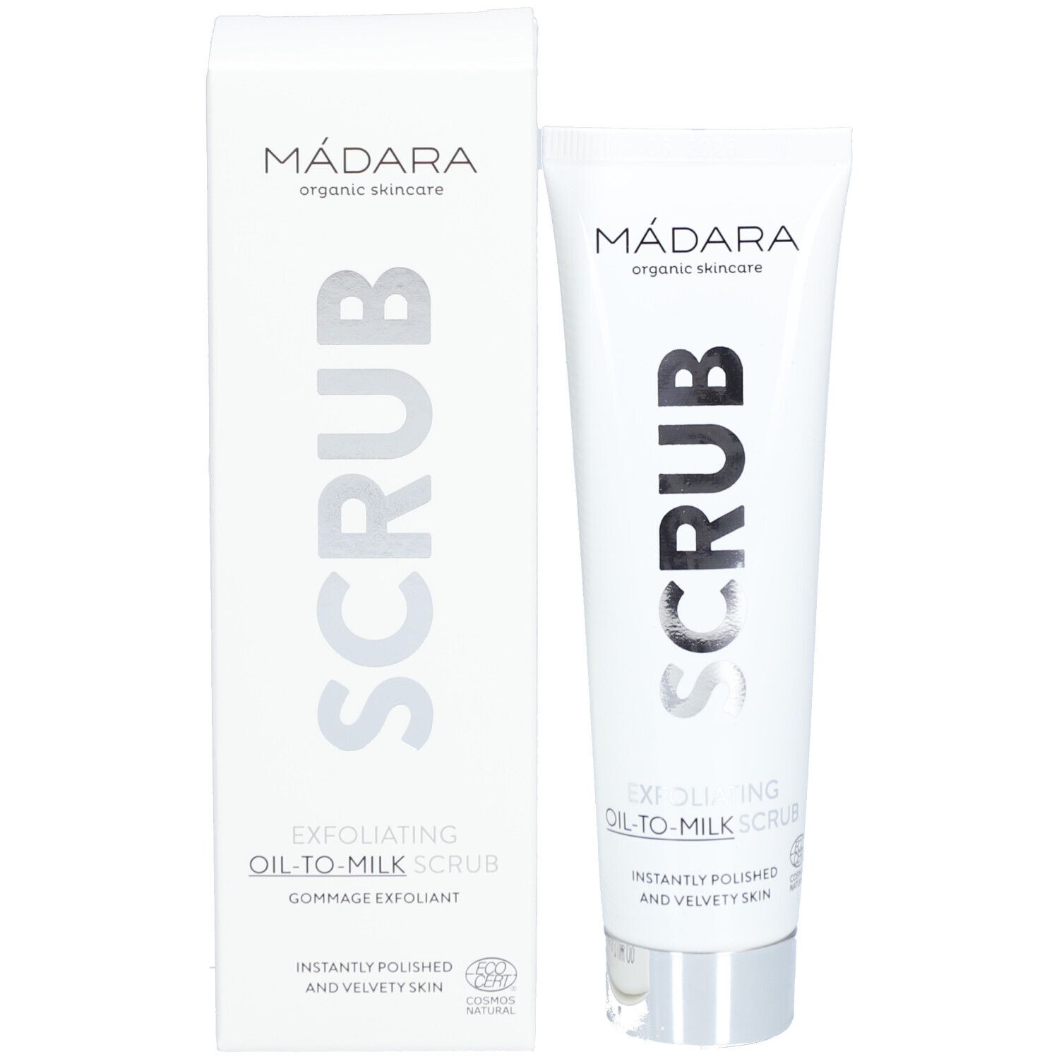 mádara Scrub Exfoliating Oil-To-Milk