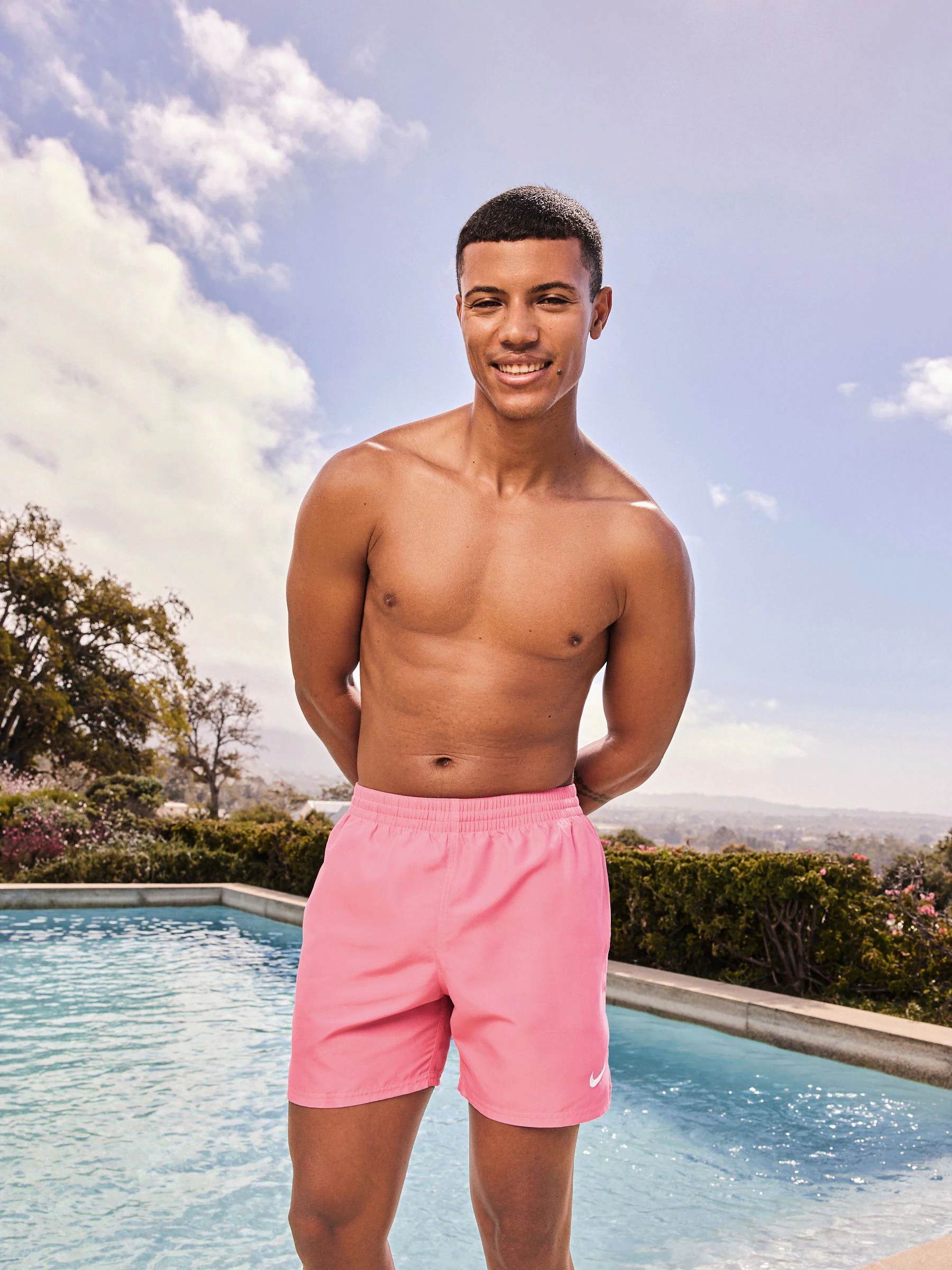 Roze - 5 inch - Nike Essential volley-zwemshort