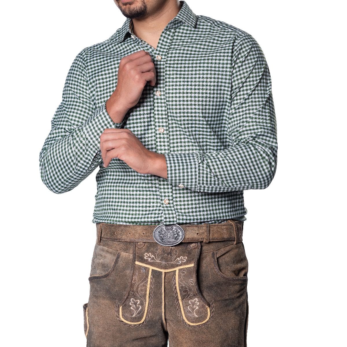 Oktoberfest Blouse Groen Heren
