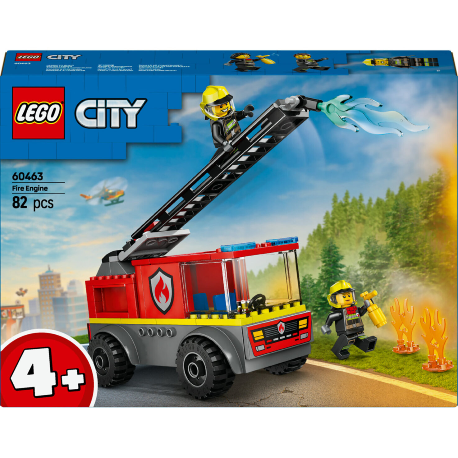LEGO® City 60463 Feuerwehrleiterfahrzeug ab 4 jahren