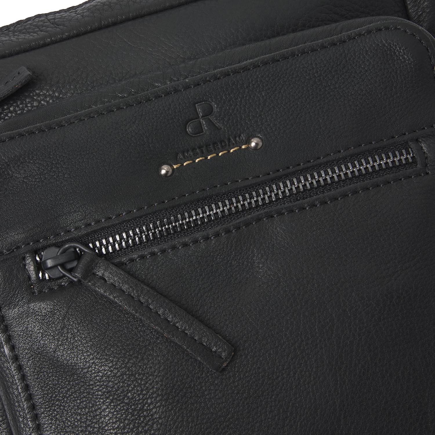 dR Amsterdam Tampa Schoudertas black