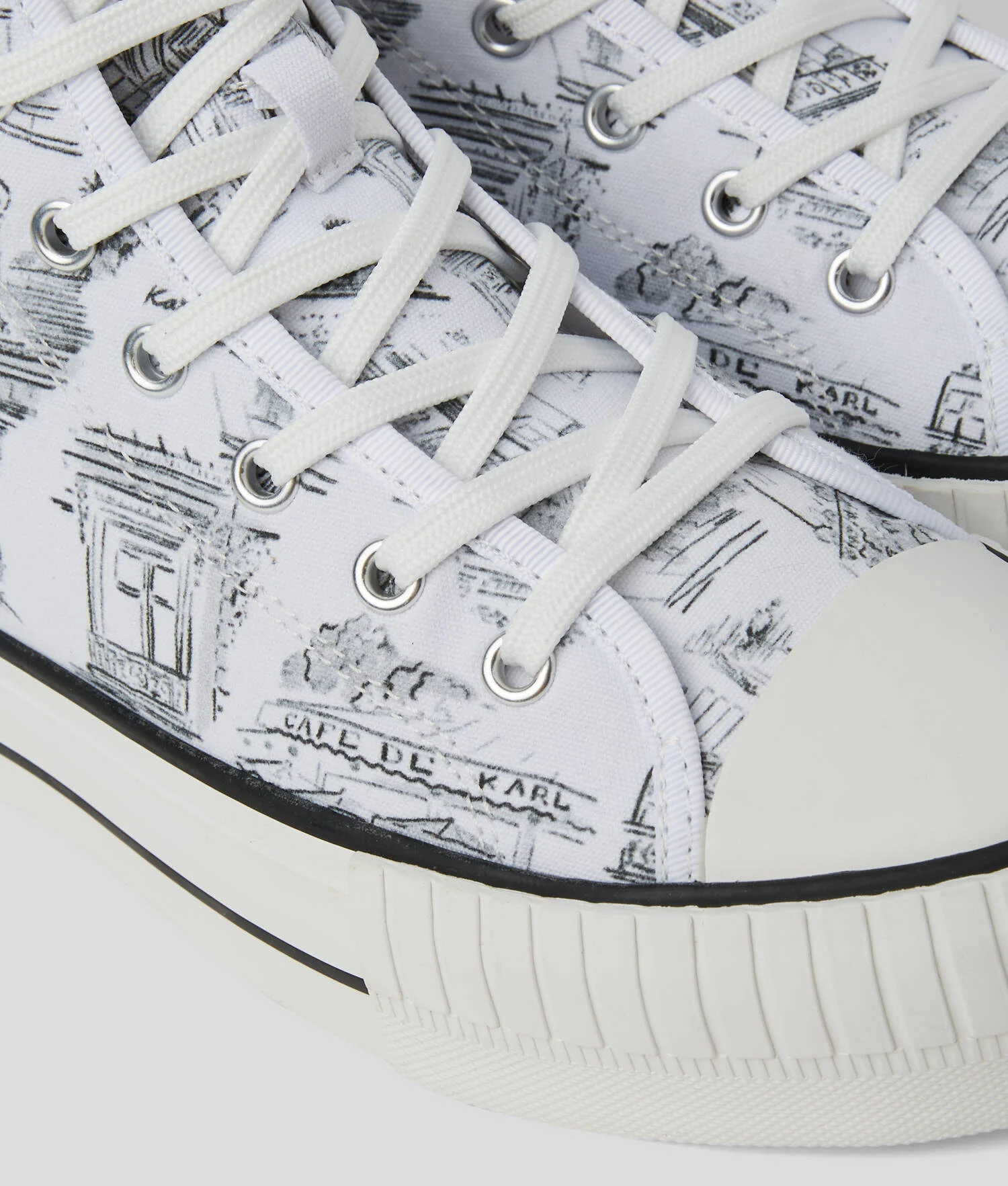 BASKETS KL X JORGE PARRA HIGH-TOP - Blanc