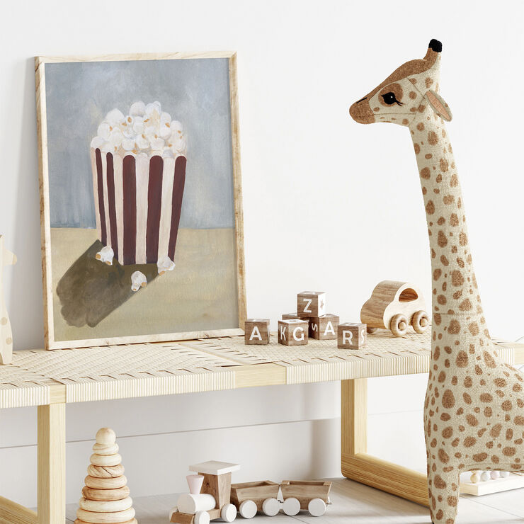 Poster & Frame Tiny Goods - Popcorn Flerfarvet