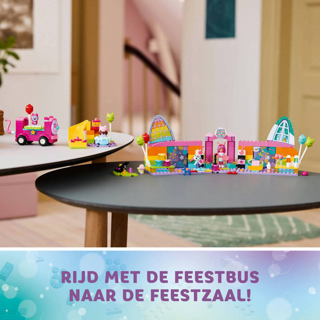 4+ Gabby's poppenhuis Gabby's feestkamer Bouwpakket voor Kinderen met Dieren 10797