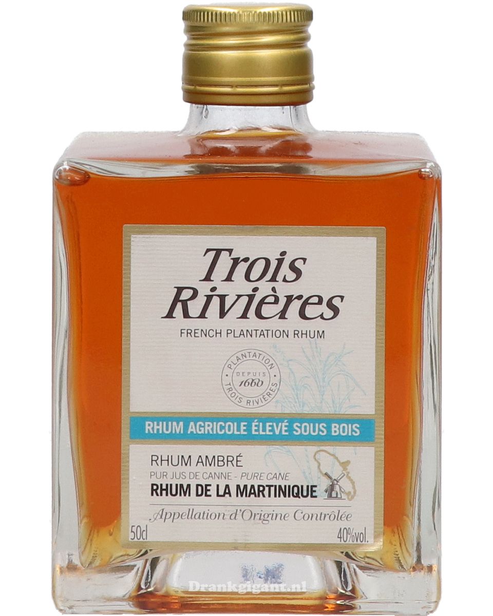 Trois Rivieres Rhum Agricole Eleve Sous Bois 50 cl