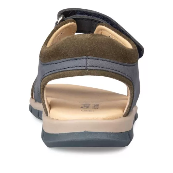 Sandales BLEU CHARLIE & FRIENDS CUIR