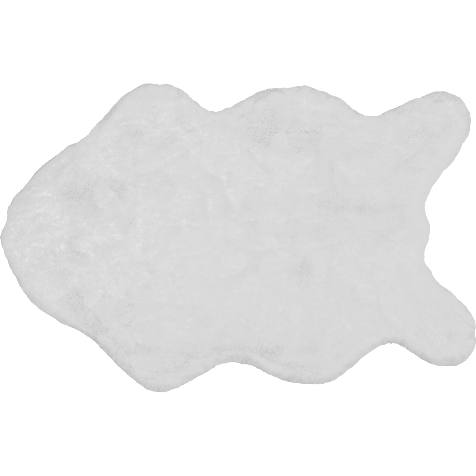 Kunstfell Rabbit weiss 60 x 90 cm