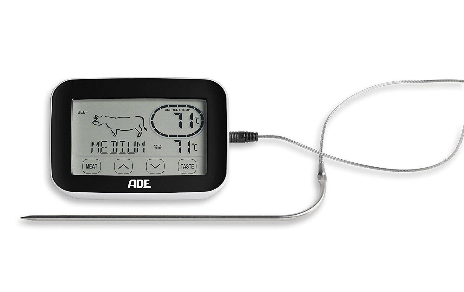 Bratenthermometer BBQ 1408 Schwarz, WeissFunk-Bratenthermometer