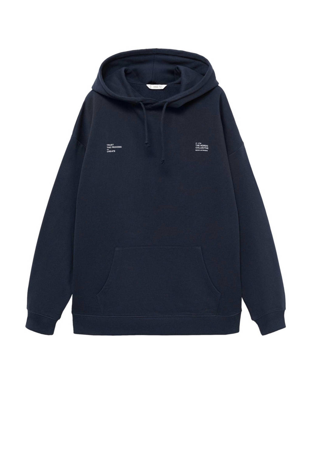 MANGO TEEN hoodie donkerblauw