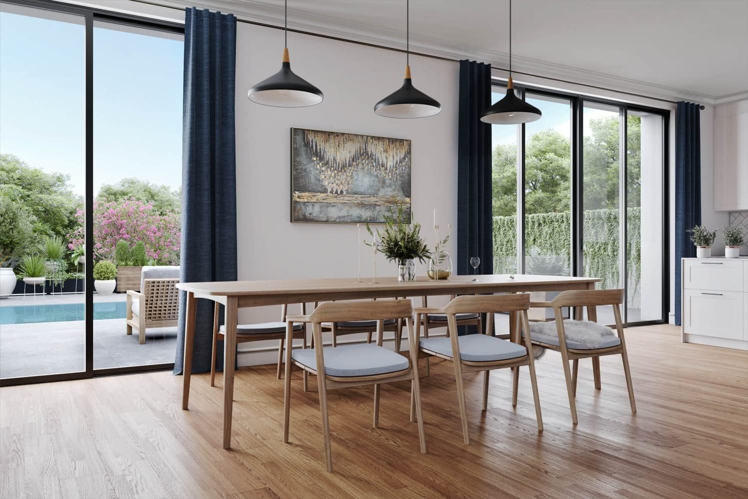 KunstLoft Leinwandbild | 100% HANDGEMALT | 120x80cm | Gemälde 'Tropfsteinhöhle' | Abstrakt | Beige Braun | Wandbild Wohnzimmer