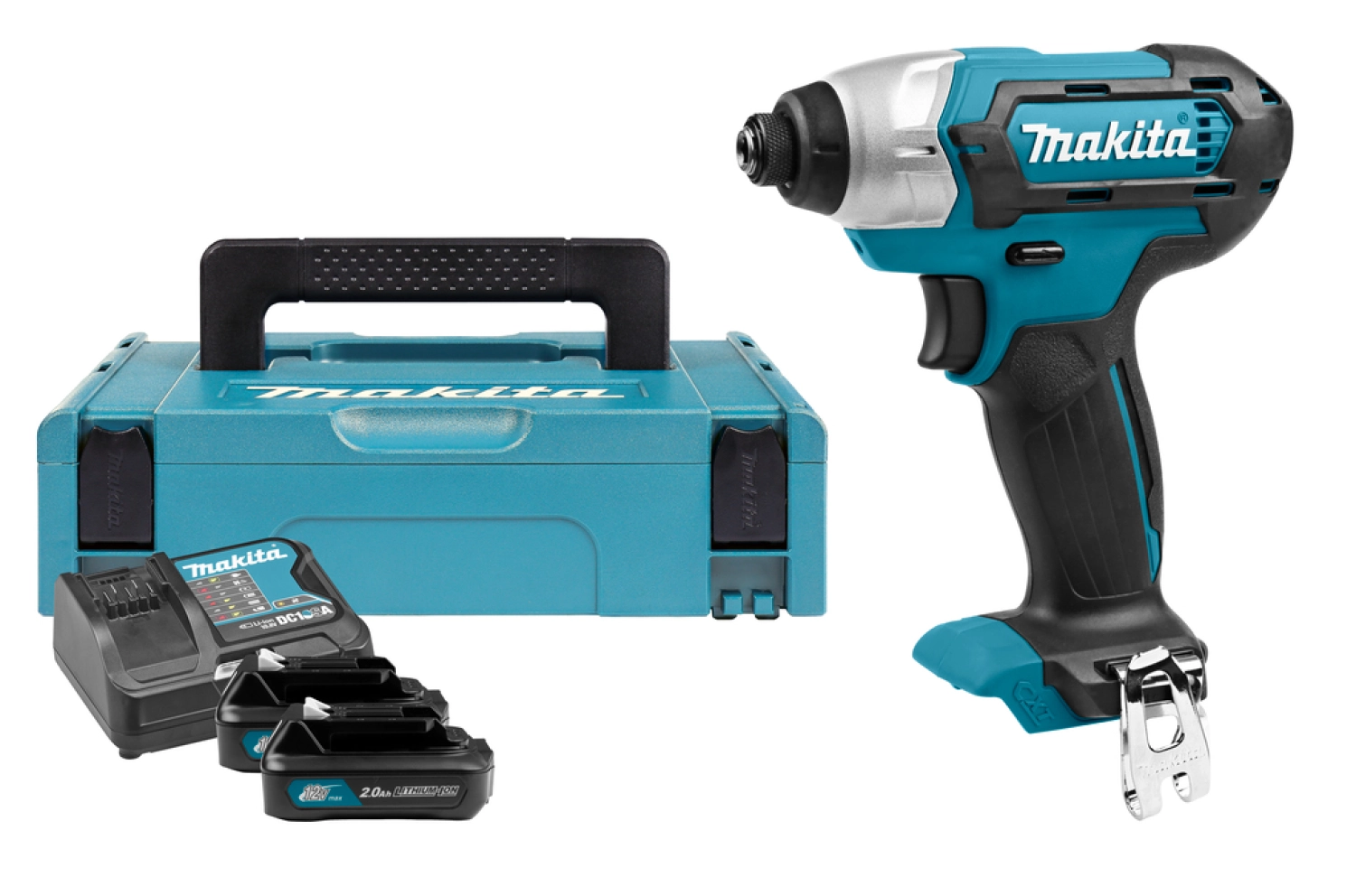 MAKITA TD110DSAJ 10,8V Li-Ion accu slag-/schroevendraaier set in Mbox (2x 2,0Ah accu) - 110Nm