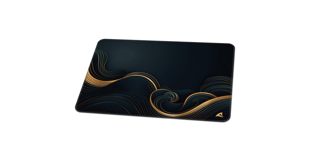 SharkoonSKILLER SGP35 D2 - L gaming muismat  (Zwart/goud)