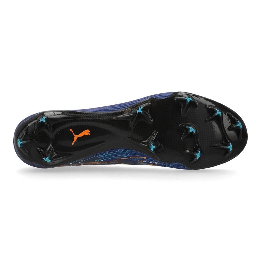 PUMA Ultra 5 Carbon FG Speed Edition - Bleu/Heat Fire/BLeu/Noir ÉDITION LIMITÉE