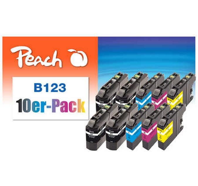 Tinte Brother LC-123 BK/C/M/YDruckerpatrone: Black, Cyan, Magenta, Gelb
