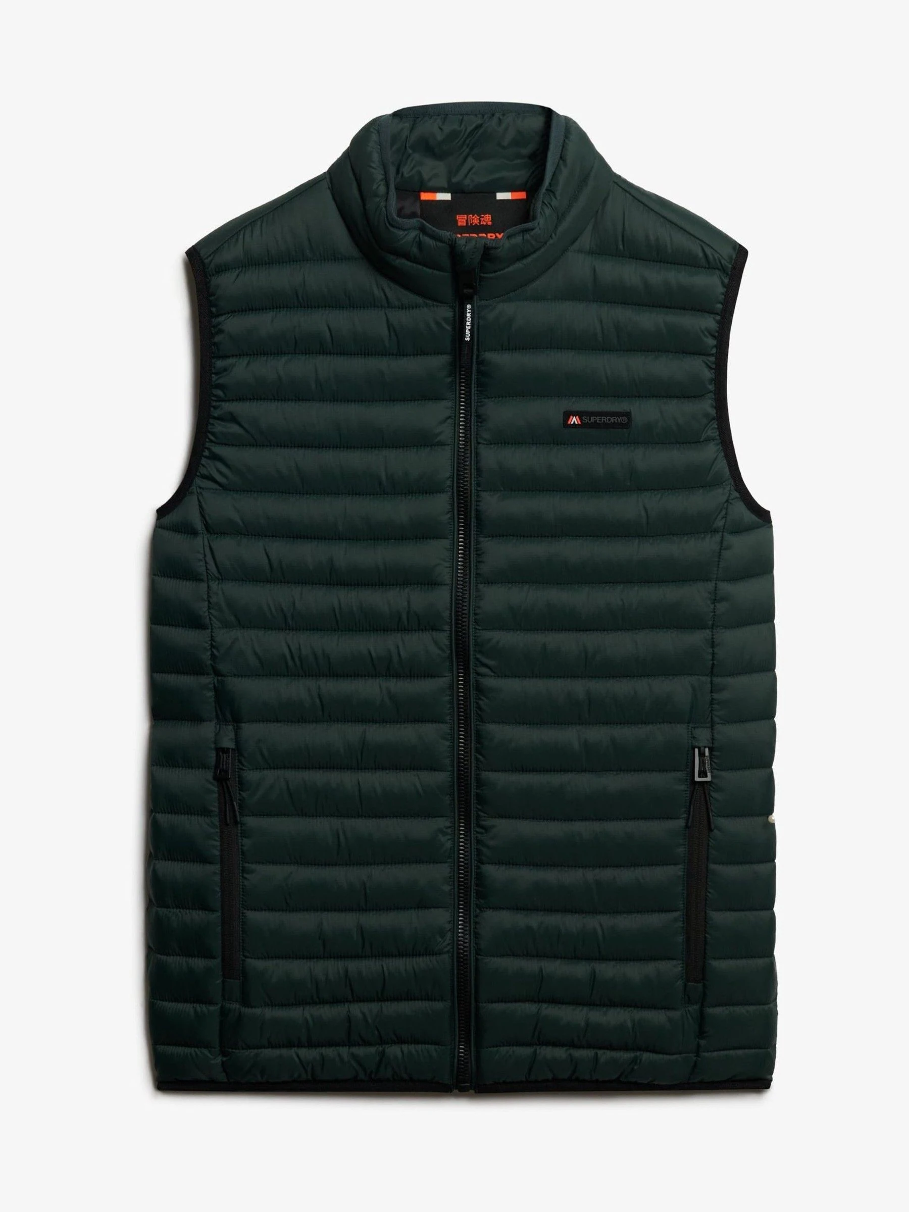 Groen - Superdry Fuji Lite gewatteerde bodywarmer