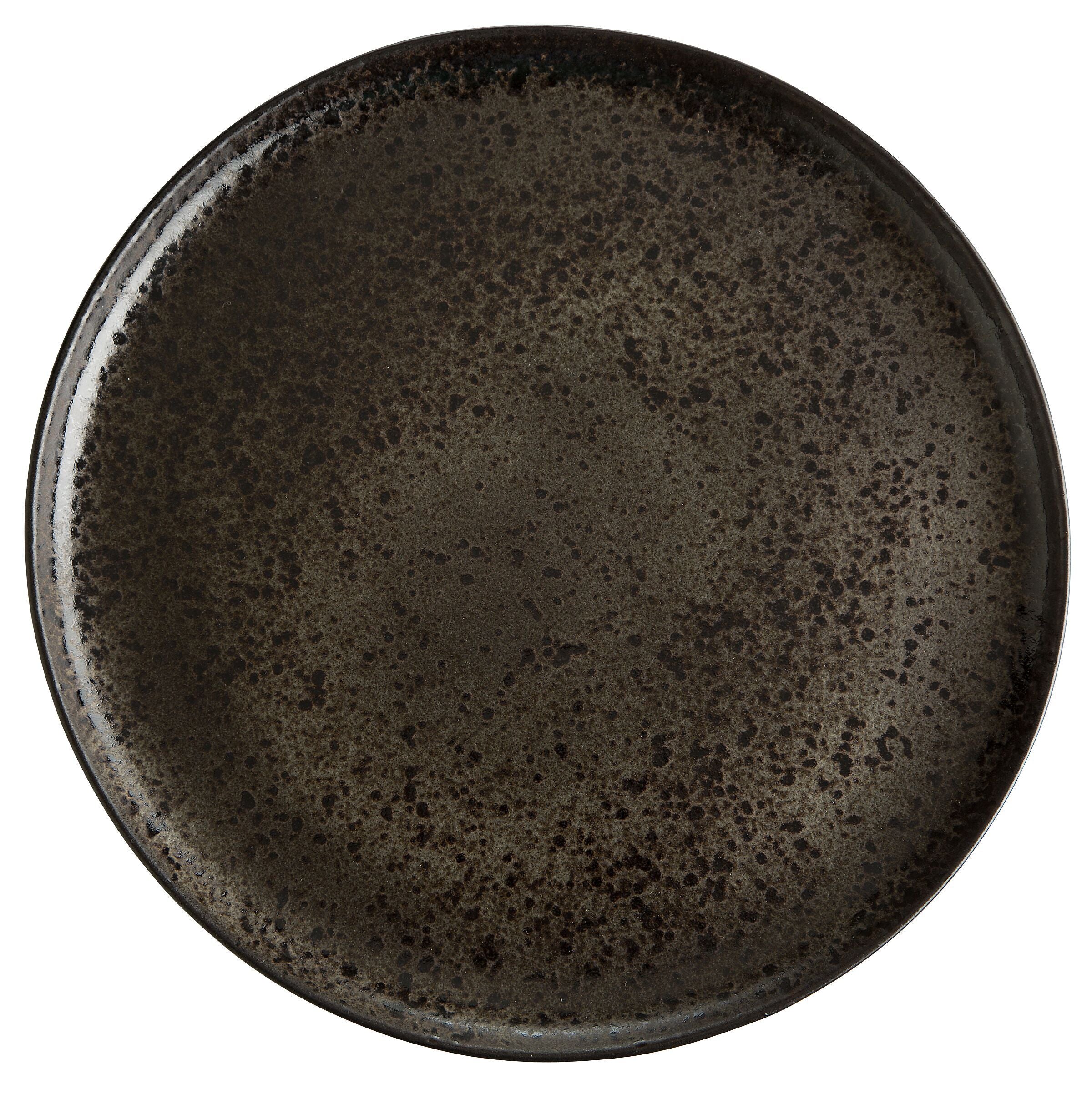 OEIRAS SPEISETELLER SCHWARZ D28CM - Schwarz / H: 2.0 cm