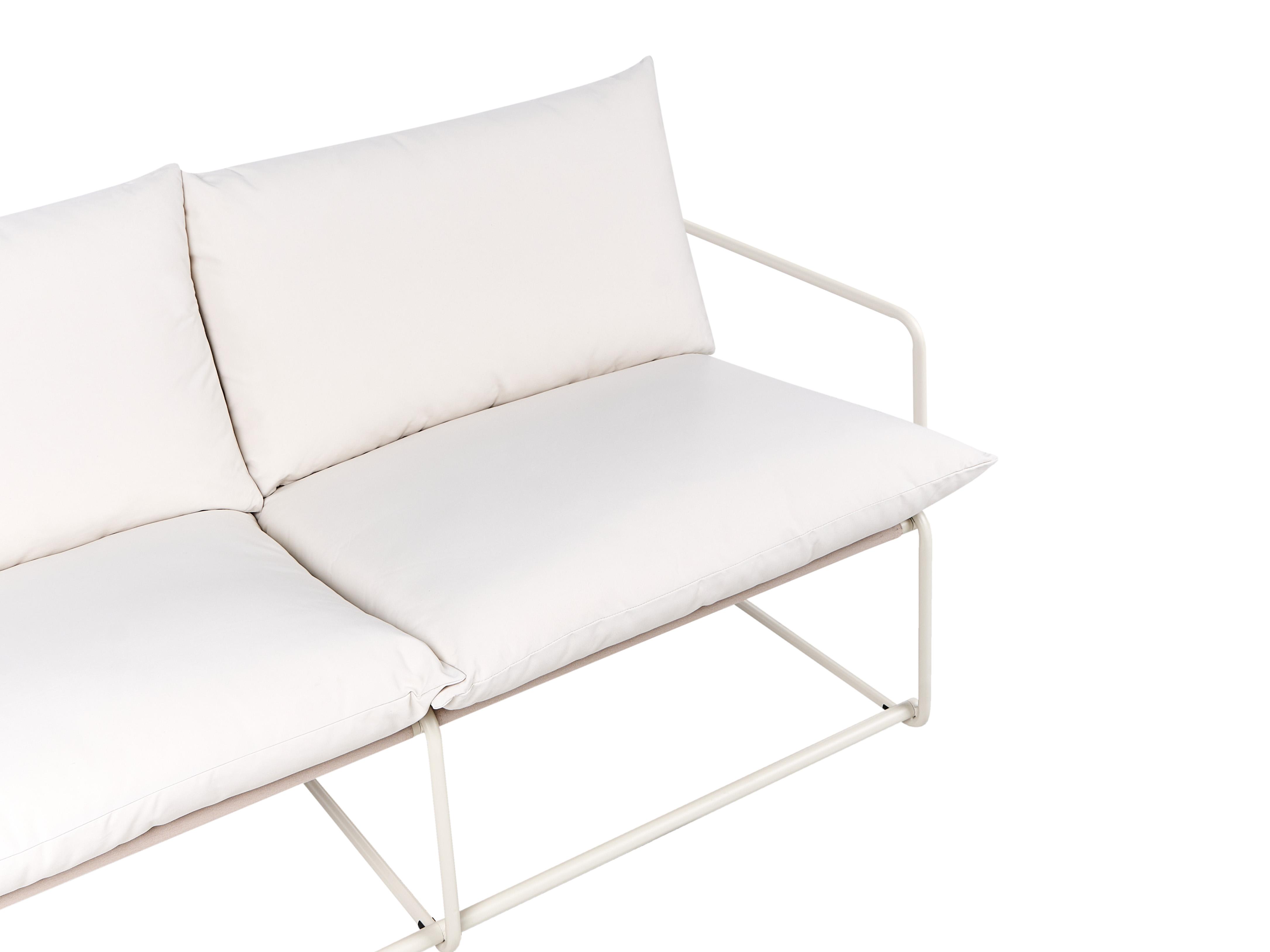 Tuin loungebank 2-zits PONTE Metaal Taupe
