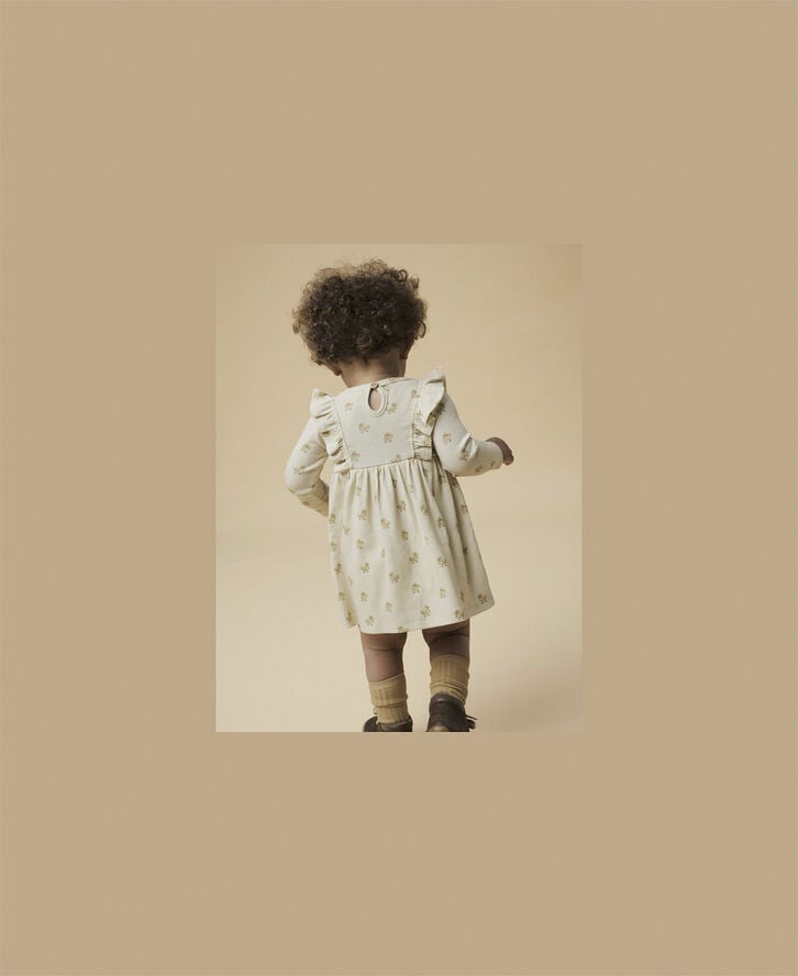 Lil' Atelier NBFLAVO EMO LS BODY DRESS LIL Turtledove/duck
