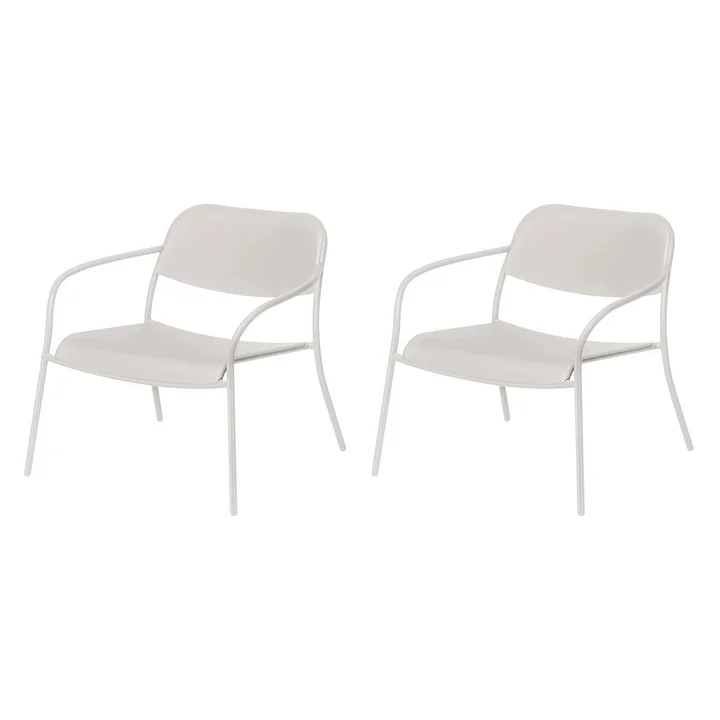 Blomus - Yua Outdoor Loungesessel, silk gray (2er-Set)
