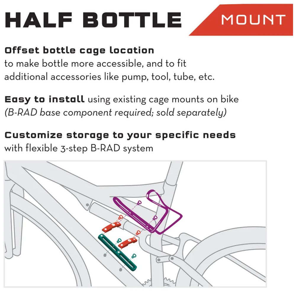 Wolf Tooth Components B-RAD Half Bottle Adapter kaufen | Bike-Discount