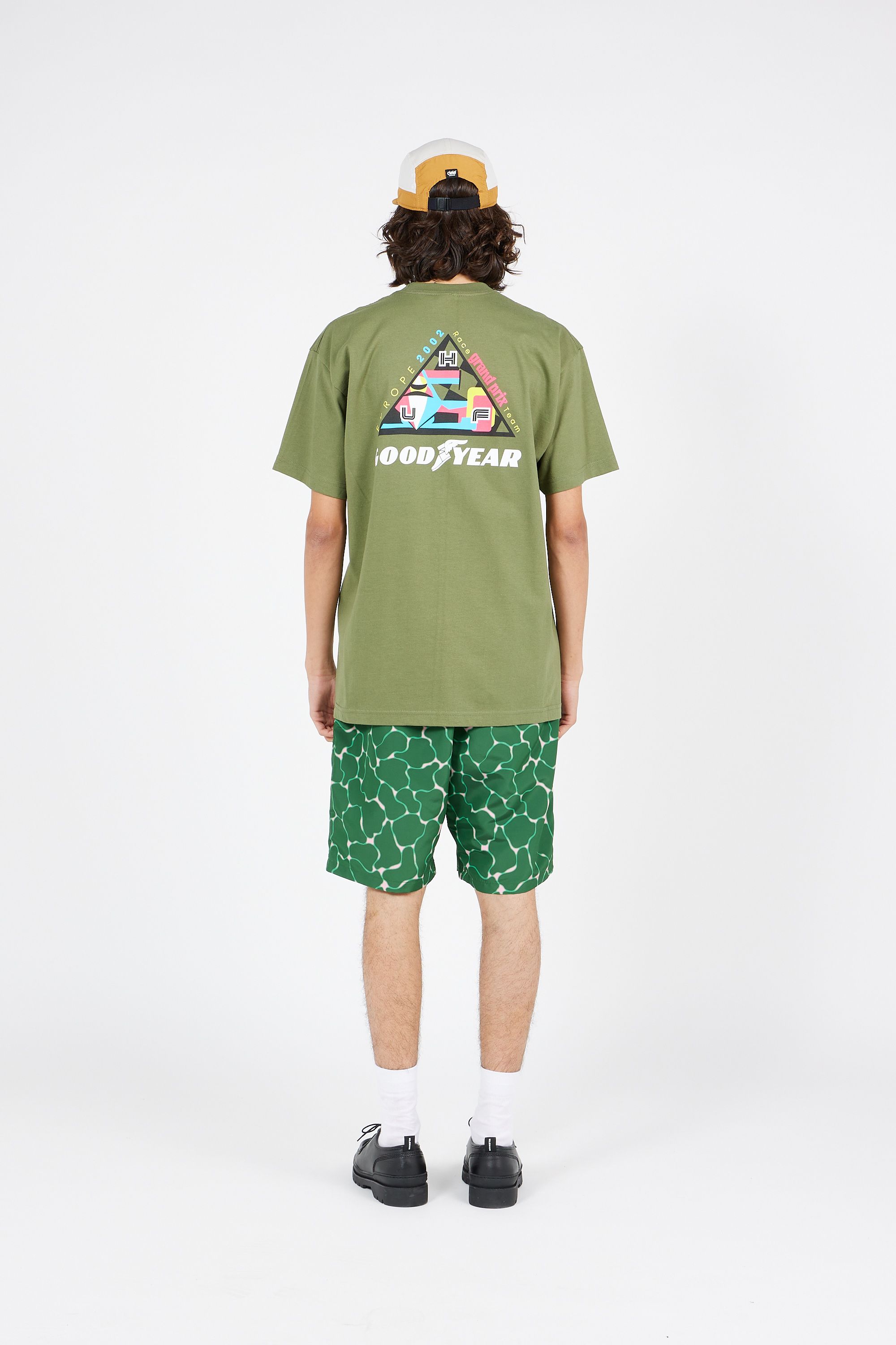 HUF t-shirt GRAND PRIX TT Vert