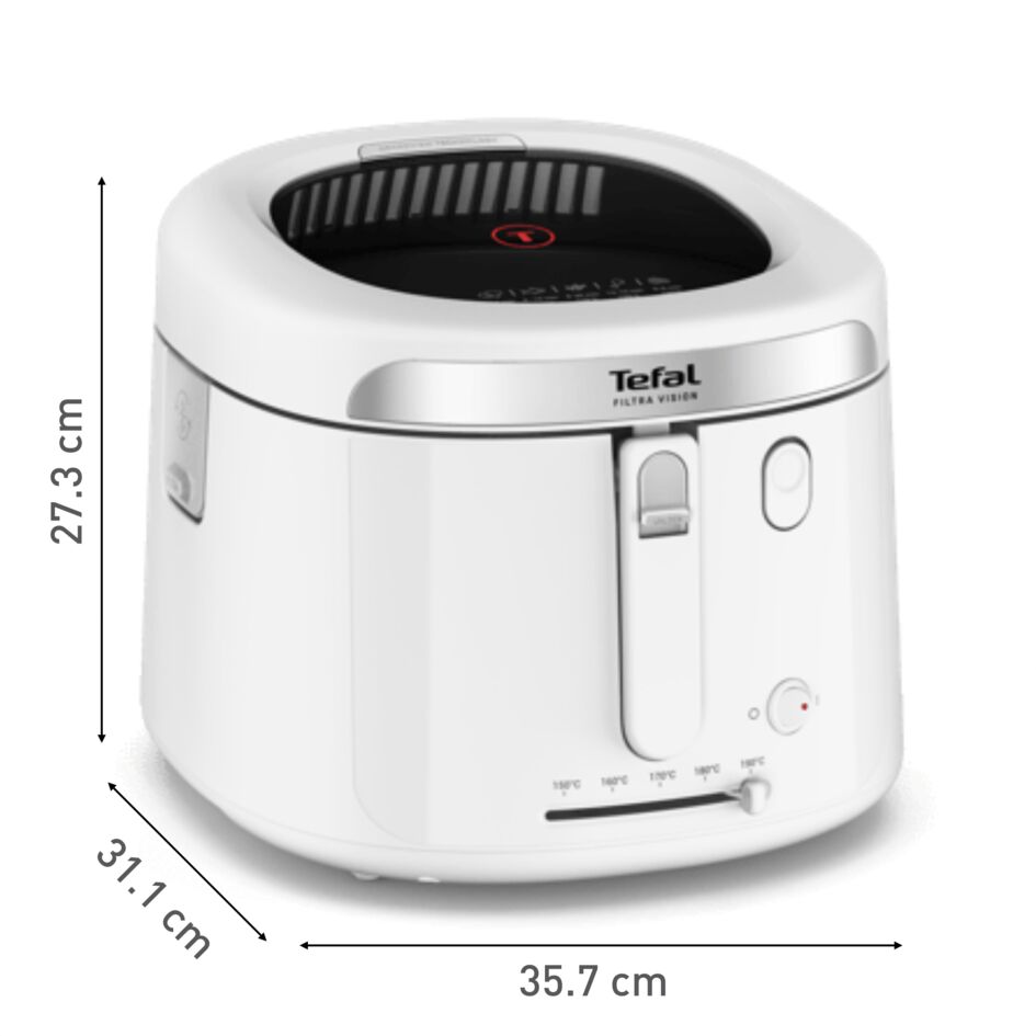 Filtra Vision FF2541 2,1L friteuse met groot kijkvenster
