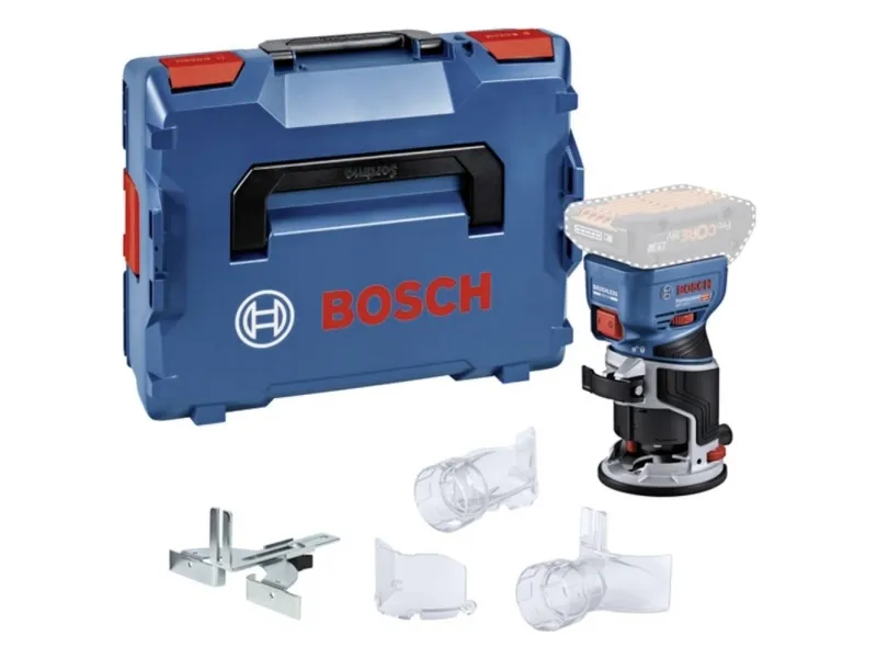 Bosch cordless edge router GKF 18V-8 Professional solo, 18Volt (blue/black, without battery and charger, in L-BOXX) - SOLO