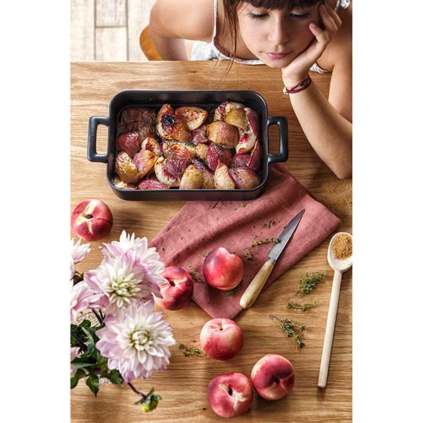 Plat rectangulaire Belle Cuisine Effet Fonte 30 cm Revol
