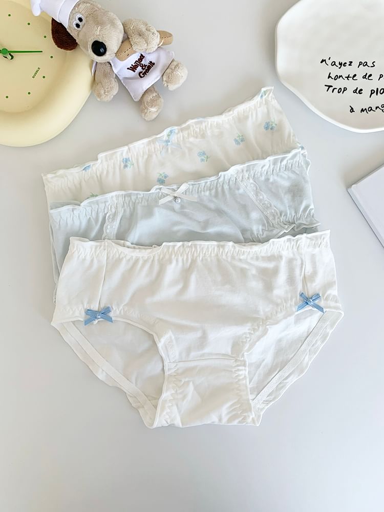Nikiki - Lint Accent Panty / Set