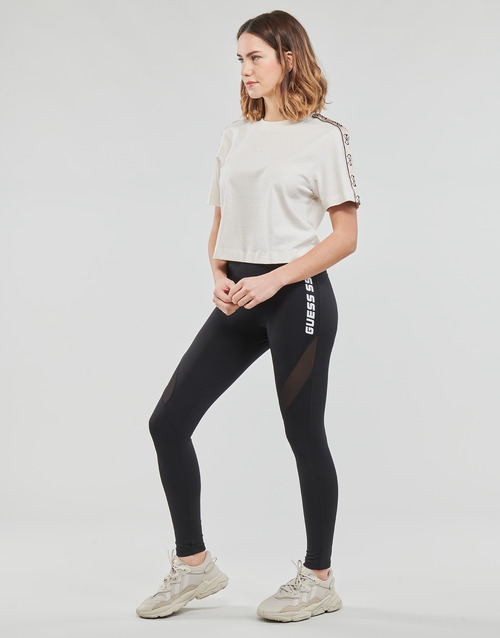 Guess - BRITNEY CROP TEE - Blanc