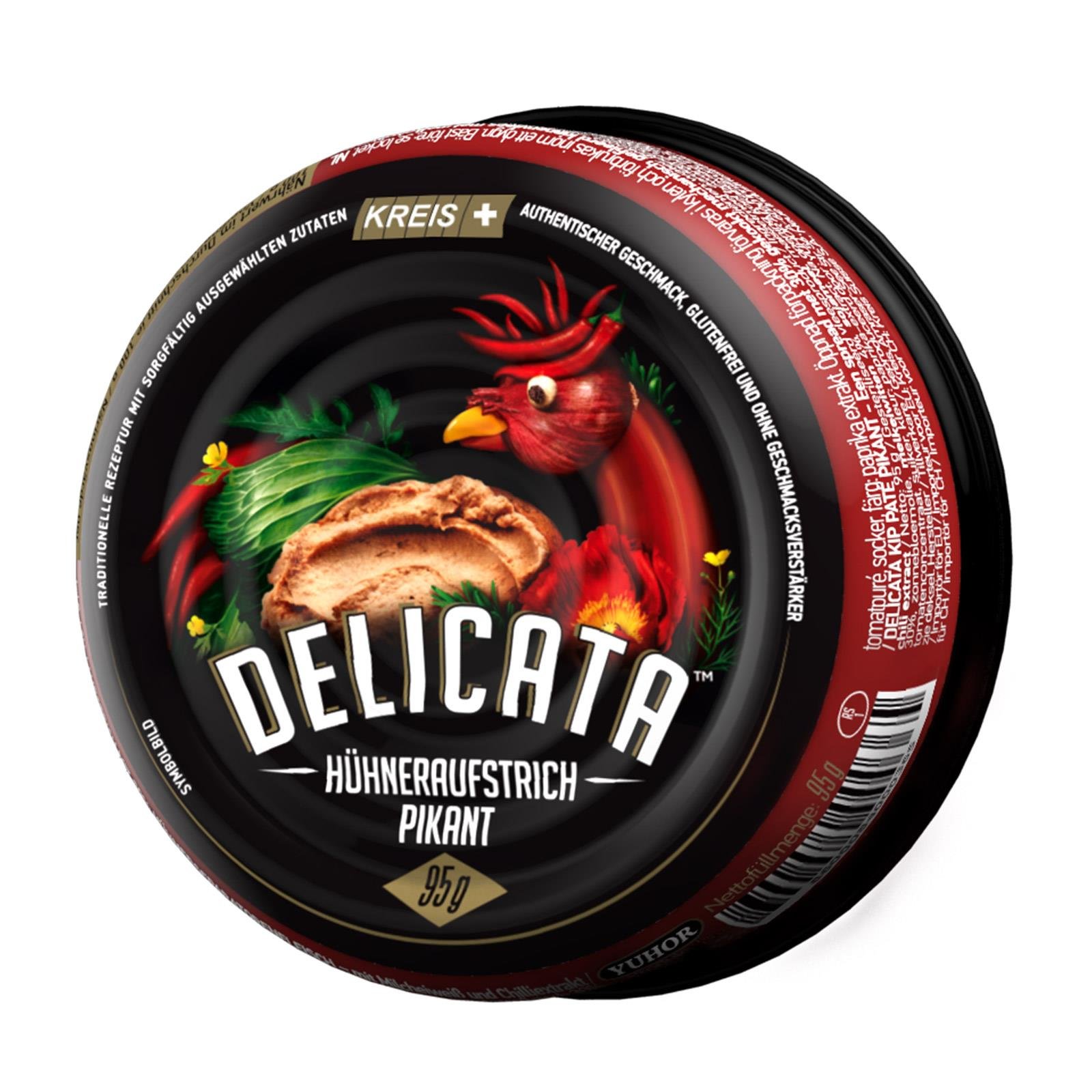 Delicata Hühneraufstrich Pikant