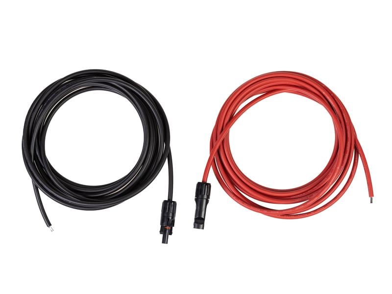 FURBER.power Solarkabel 6 mm² FC4 - offen, Set, 5 m Anschlusskabel Solarpanel zum selber kürzen (MC4-kompatibel)