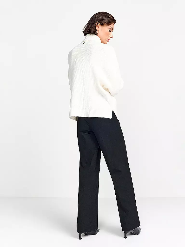 RICH & ROYAL Rollkragenpullover weiss