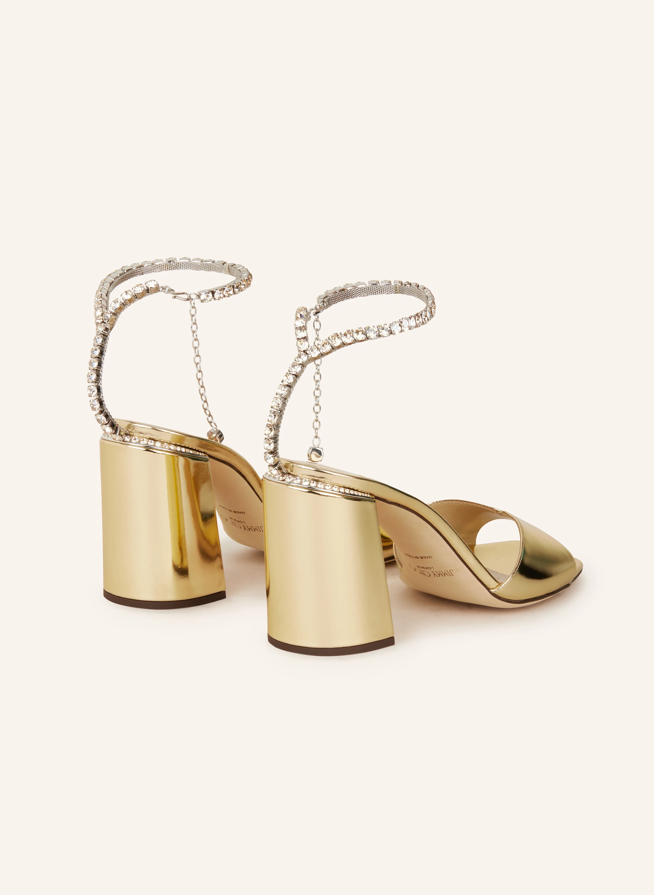 JIMMY CHOO Sandaletten SAEDA mit Schmucksteinen