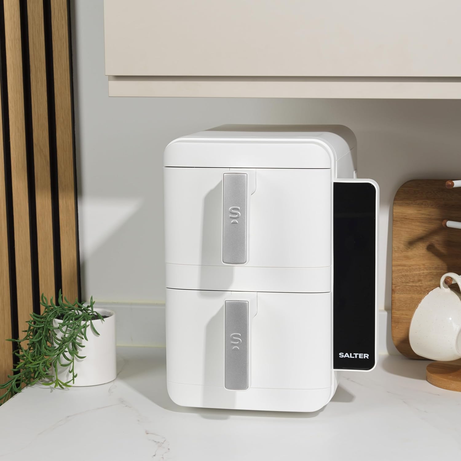 Salter VertiCook Ultra Stackable Air Fryer - UK PLUGGED Vertical 9 L Digital, White