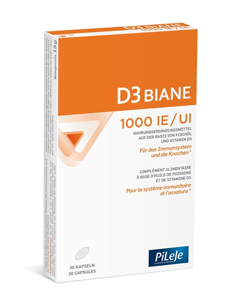 D3 BIANE Tabl 1000 IE Blist 30 Stk<br>30 Stück, Blister, Tablette