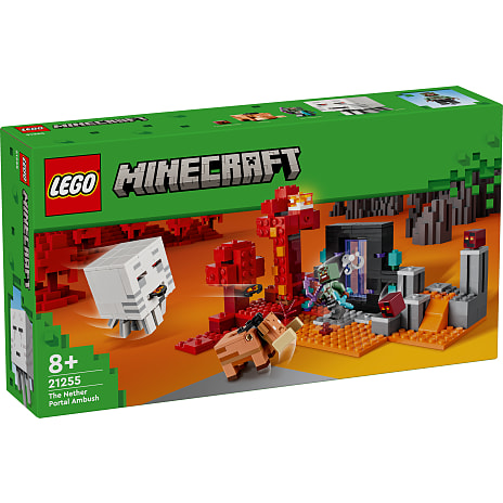 LEGO Minecraft Baghold ved Nether-portalen 21255